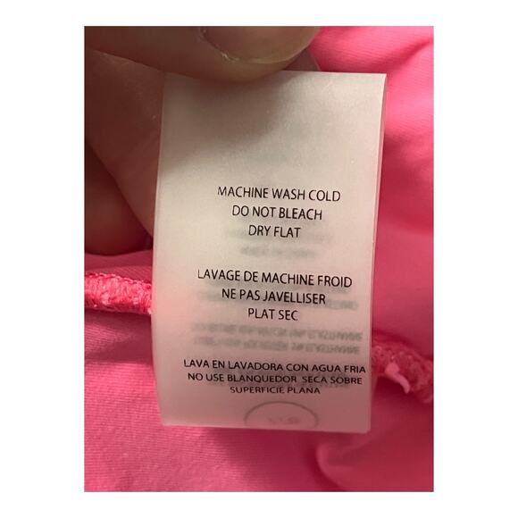 Good American bathing suit Always Fits One-Piece Swimsuit pink plus 5/6 2XL/3XL - Picture 4 of 6